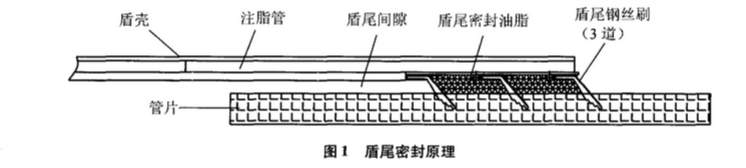 盾尾密封油脂密封原理图